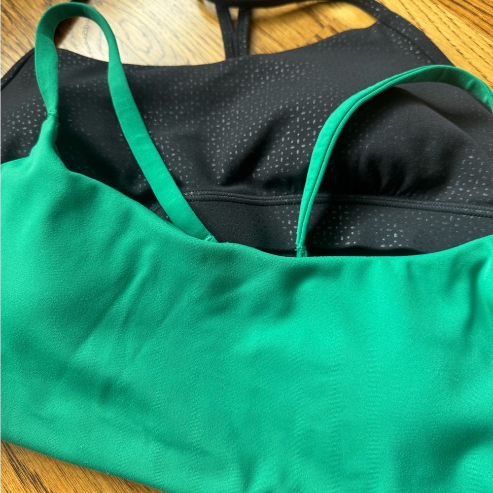 Lululemon Sports Bras -2 (green and black)
